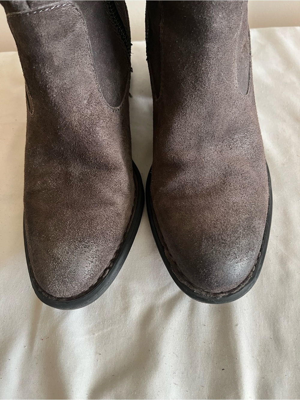 Born Women’s Knee-High Suede Boots in Dark Brown - Picture 14 of 14